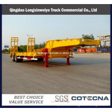 2 Axles Excavator Transport Gooseneck Low Bed Semi Trailer